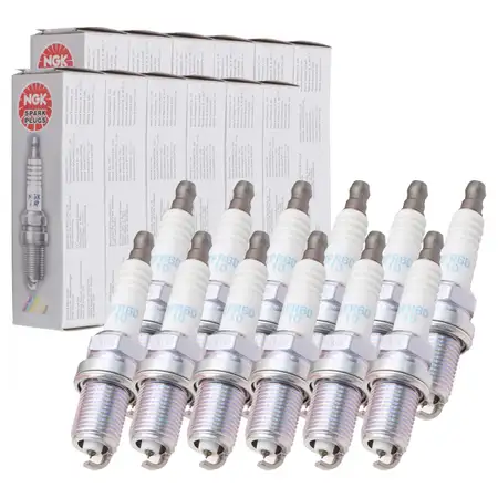 12x NGK 5344 IFR6D10 LASER IRIDIUM Z&uuml;ndkerze f&uuml;r MERCEDES W203 S203 32AMG Kompressor M112