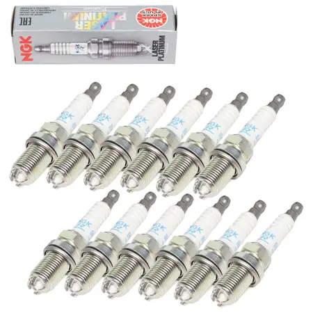 12x NGK 3199 BKR6EQUP Z&uuml;ndkerze f&uuml;r BMW 7er E38 750i E65-67 760i 8er E31 850Ci M73 N73