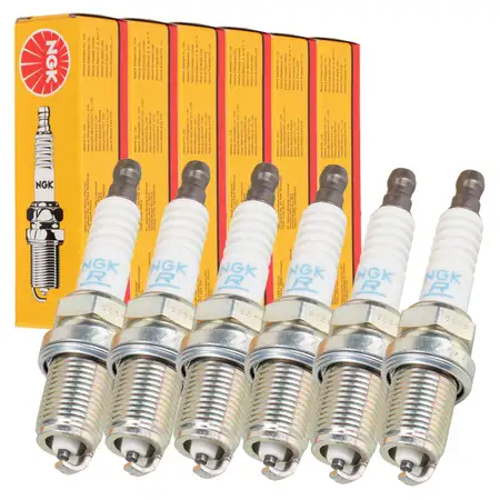 6x NGK 3783 BKR6ES Z&uuml;ndkerze f&uuml;r VOLVO S90 1 964 V90 1 965 2.9 180 PS B6304S 3517980