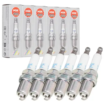 6x NGK 7963 PFR7Q LASER PLATINUM Z&uuml;ndkerze f&uuml;r AUDI RS4 8D B5 380 PS 101000063AC
