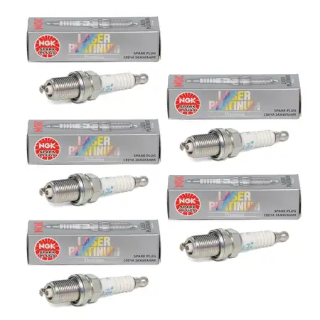 5x NGK 3500 PFR6B Z&uuml;ndkerze f&uuml;r VOLVO 850 C70 1 S60 1 S70 S80 1 1 2 XC90 1 2.3/2.4/2.5 T