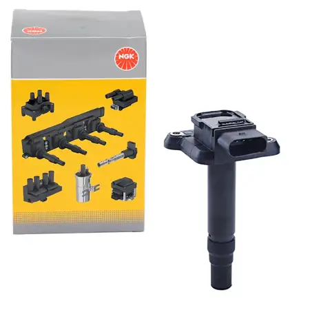 NGK 48082 U5022 Z&uuml;ndspule f&uuml;r VW Golf 4 Sharan A3 8L1 A6 S6 RS6 C5 A8 4D TT 8N 1.8 T 4.2