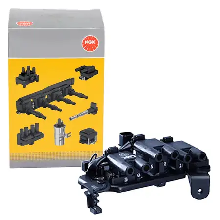 NGK 48249 U2052 Ignition Module for Hyundai Coupe 2 GK, Santa Fe 1 SM, 2.7 V6 4x4, 165/167/173 hp