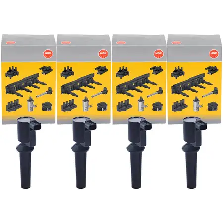 4x NGK 48063 U5019 Zündspule für FORD Focus 2 Mondeo 4 Galaxy S-Max WA6 Transit 1.8-2.3 4x NGK 48063 U5019 Zündspule für FORD Focus 2 Mondeo 4 Galaxy S-Max WA6 Transit 1.8-2.3
