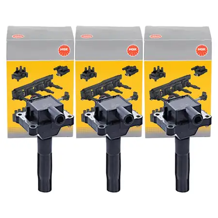 3x NGK 48018 U4026 Ignition Coil for MERCEDES W202, W124, W210, W463, W140, R129, M104 0001587503