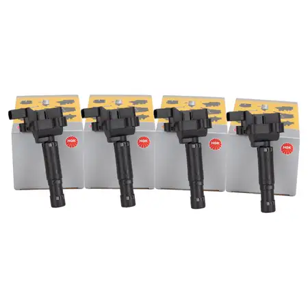 4x NGK 48131 ignition coil for MERCEDES W203, W211, R171, C/A209, M271 up to November 2006 0001502980