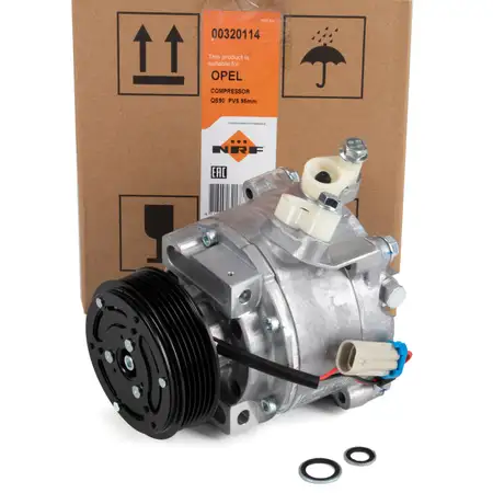 NRF 320114 Kompressor Klimaanlage f&uuml;r OPEL Adam Mokka CHEVROLET Aveo Trax 95528111