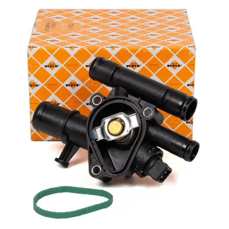 NRF 725011 EASY FIT Thermostat + Dichtung f&uuml;r RENAULT Megane 2 + 3 Scenic 2 + 3 1.9 dCi