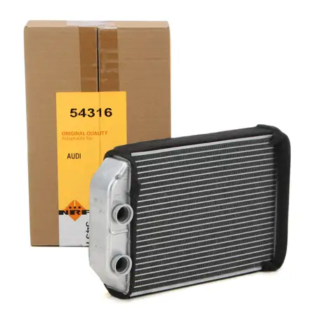NRF 54316 EASY FIT W&auml;rmetauscher Heizungsk&uuml;hler f&uuml;r AUDI A6 S6 RS6 C4 C5 4B1819031C