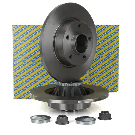 SNR Bremsscheiben Radlager Satz f&uuml;r OPEL Vivaro RENAULT Trafic 2 NISSAN Primastar hinten