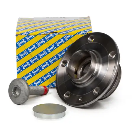 SNR R154.55 Radnabe f&uuml;r AUDI A3 8P 8V Q2 SEAT Leon SKODA Octavia Golf 5 6 7 vorne/hinten