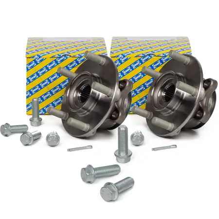 2x SNR R168.73 Radlagersatz Radnabe f&uuml;r NISSAN Qashqai 1 J10 X-Trail T31 vorne