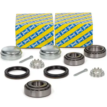 2x SNR R157.12 Radlagersatz f&uuml;r AUDI 100 80 90 A4 B5 A6 C4 C5 VW Caddy 1 2 hinten