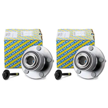 2x SNR Radnabe Radlager + ABS Sensor f&uuml;r FORD Focus/C-Max DM2 Focus 2 MK2 vorne 1471854