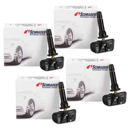 4x SCHRADER 3109 Reifendrucksensor Radsensor RDKS f&uuml;r FORD Kuga 3 MK3 Puma 2197279