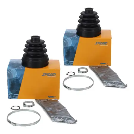 2x SPIDAN 25906 Axle Boot Kit for VOLVO C30, C70 (2005&ndash;2013), S40 (2000&ndash;2008), S60 (2000&ndash;2013), S70 (2000&ndash;2013), V50 (2000&ndash;2013) &ndash; Front (1&ndash;2)