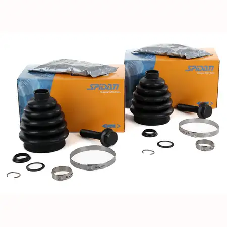 2x SPIDAN Achsmanschette Satz f&uuml;r AUDI A3 8L SEAT Leon SKODA Octavia Golf 4 5 6 radseitig