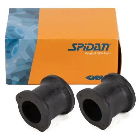 2x SPIDAN Stabilisatorlager f&uuml;r VW Multivan Transporter T5 hinten unten au&szlig;en 7H5511414A