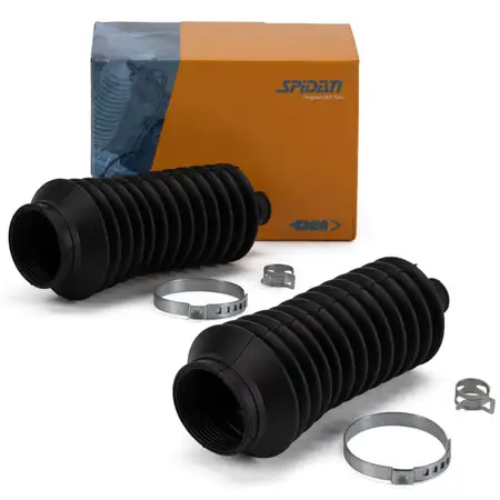 2x SPIDAN Spurstange Manschette f&uuml;r RENAULT Clio 2 Kangoo Megane 1 Scenic 1 vorne