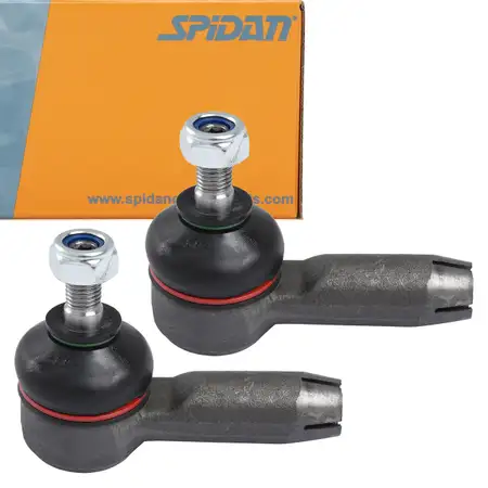 2x SPIDAN Spurstangenkopf f&uuml;r VW Passat B2 32B AUDI 80 B1 B2 B3 B4 90 B2 vorne 811419812A