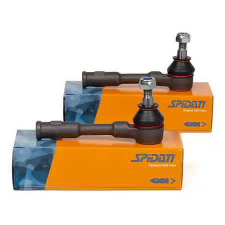 2x SPIDAN Spurstangenkopf f&uuml;r OPEL Astra G Zafira A vorne 1603214/1603215