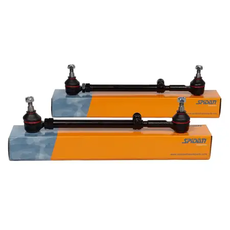 2x SPIDAN Spurstange f&uuml;r MERCEDES E-Klasse W124 C124 A124 S124 vorne au&szlig;en 1243300803
