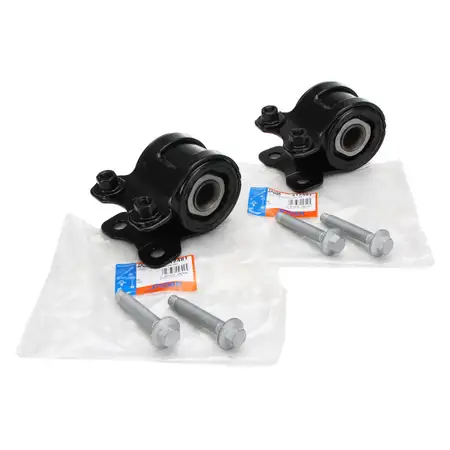 2x SPIDAN Querlenkerlager + Halter f&uuml;r FORD C-Max Focus 2 Vorderachse hinten