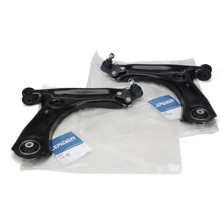 2x SPIDAN Querlenker + Traggelenk f&uuml;r SEAT Ibiza 3 SKODA Fabia 2 Roomster VW Polo 9N vorne