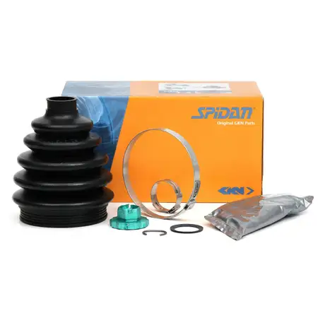 SPIDAN 21589 Achsmanschette Satz f&uuml;r AUDI A1 SEAT Ibiza 3 4 SKODA VW radseitig 6Q0498203A