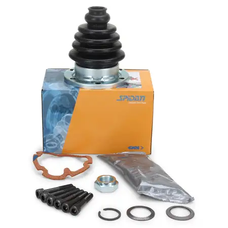 SPIDAN Achsmanschetten Satz f&uuml;r SEAT Ibiza 2 Golf Passat Polo vorne links getriebeseitig