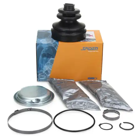 SPIDAN Achsmanschetten Satz f&uuml;r AUDI SEAT SKODA VW Golf 3 4 vorne getriebeseitig 4B0498201