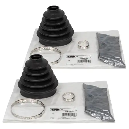 2x SPIDAN 190965 Achsmanschette Satz f&uuml;r AUDI BMW FORD MERCEDES SEAT SKODA vorne radseitig