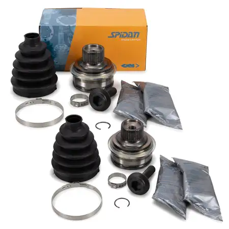 2x SPIDAN 36101 Gelenksatz Antriebswelle f&uuml;r AUDI A4 B9 A5 F5 Q7 4M radseitig 8W0498099A