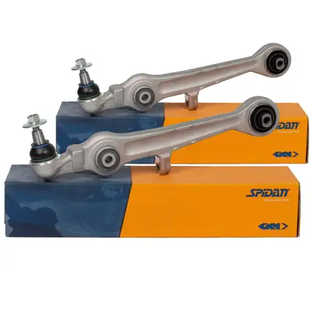 2x SPIDAN Querlenker f&uuml;r AUDI A6 C5 A8 SKODA Superb 1 VW Passat 3B3 3B6 vorne unten