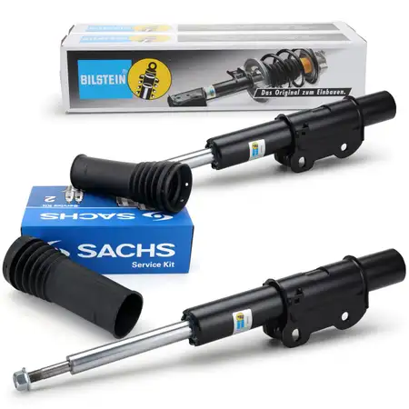 2x BILSTEIN B4 Sto&szlig;d&auml;mpfer + SACHS Staubschutz f&uuml;r MERCEDES Sprinter VW Crafter vorne
