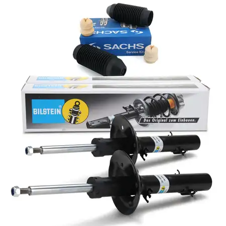2x BILSTEIN B4 Sto&szlig;d&auml;mpfer + SACHS Staubschutz f&uuml;r AUDI A3 VW Bora Golf 4 Allrad vorne