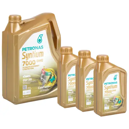 8L 8 Liter PETRONAS Syntium 7000 DME 0W-20 Motor&ouml;l &Ouml;l API SP ACEA C6 f&uuml;r MB 229.71/72