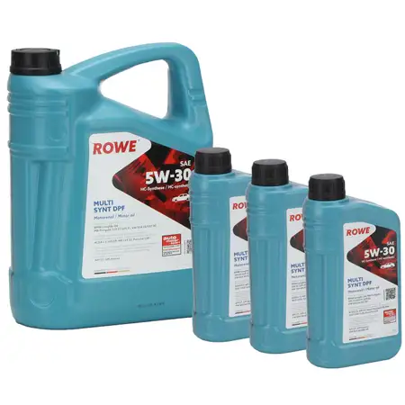 8L 8 Liter ROWE MULTI SYNT DPF 5W30 Motor&ouml;l &Ouml;l f&uuml;r BMW LL-04 MB 229.31/51/52 VW 504/507.00
