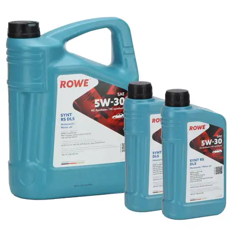 7L 7 Liter ROWE SYNT RS DLS 5W-30 Motor&ouml;l &Ouml;l f&uuml;r BMW LL-04 MB 229.31/51/52 505.00/505.01
