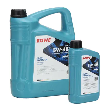 6L 6 Liter ROWE MULTI FORMULA 5W-40 5W40 Motor&ouml;l &Ouml;l f&uuml;r MB 229.31/51 VW 505.00/505.01