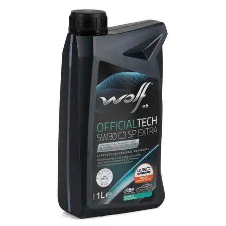 1L 1 Liter WOLF OFFICIALTECH 5W30 C3 SP EXTRA Motor&ouml;l &Ouml;l f&uuml;r BMW LL-04 MB 229.31/51/52