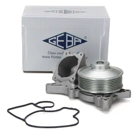 GEBA 10525 Water Pump + Gasket for BMW F10/11/07 525-535d F01 730/740d N57 11518516435