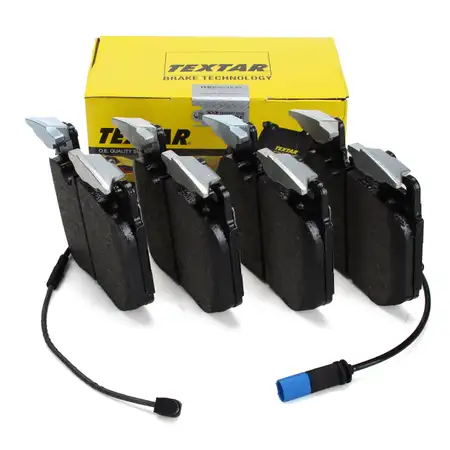 TEXTAR 2261801 Bremsbelage + Warnkontaktsensor f&uuml;r BMW X3M F97 X4M F98 bis 10.2019 vorne