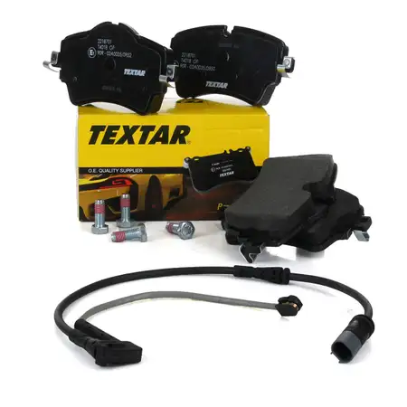 TEXTAR 2218701 Bremsbel&auml;ge + Wako f&uuml;r BMW 2er F45 F46 MINI F54 Cooper bis 07.2019 vorne