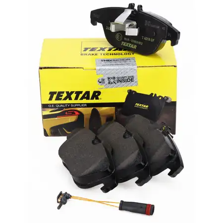 TEXTAR 2425301 Bremsbel&auml;ge + Warnkontaktsensor f&uuml;r MERCEDES W204 S204 C204 A207 hinten
