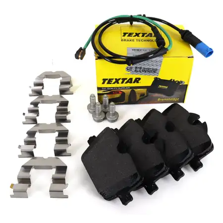 TEXTAR 2143301 Bremsbel&auml;ge + Warnsensor f&uuml;r BMW 3er G20 G21 4er G22 G23 G26 Z4 G29 hinten