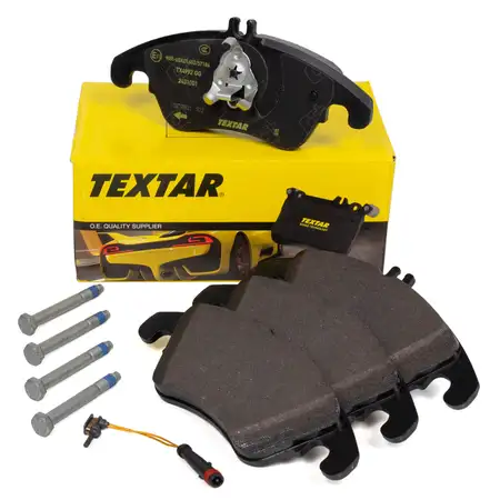 TEXTAR 2431001 Bremsbel&auml;ge + 1x Warnsensor f&uuml;r MERCEDES W204 C218 X218 W212 S212 vorne
