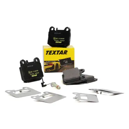 TEXTAR 2315702 Bremsbel&auml;ge + Wako f&uuml;r MERCEDES M-Klasse W163 ML320 ML350 ML270CDI hinten