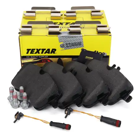 TEXTAR 2314401 Bremsbel&auml;ge + Wako f&uuml;r MERCEDES W203 S203 SL203 C209 R171 vorne
