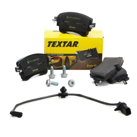 TEXTAR 2230801 Bremsbel&auml;ge + Wako f&uuml;r AUDI A4 B9 A5 F5 VW Touareg CR7 hinten